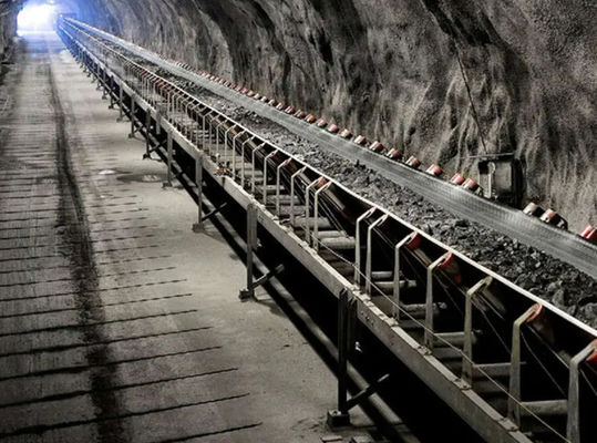 Węgiel Wydobycie węgla Podziemny pas przenośnik przemysłowy Kręgi pionowe / poziome Do 30°