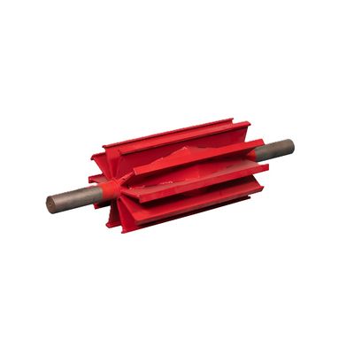 Heavy Duty Industrial Belt Conveyor Accessories Self Cleaning Wing Pulley